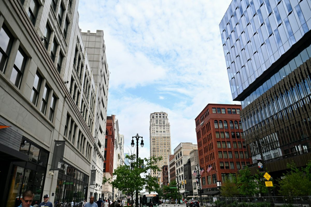American cityscape.